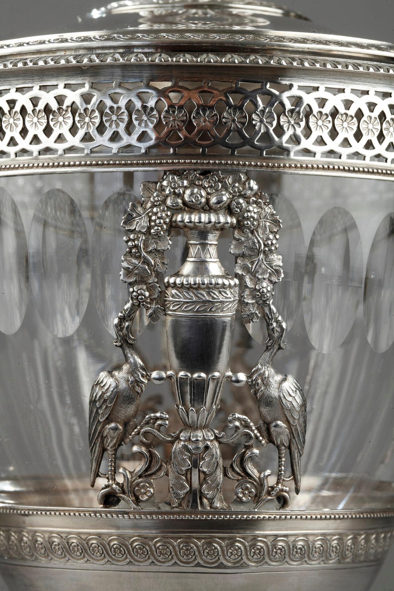 French Silver Candy Dish, Restauration Period