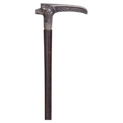 Silver - Cane - 19th Century