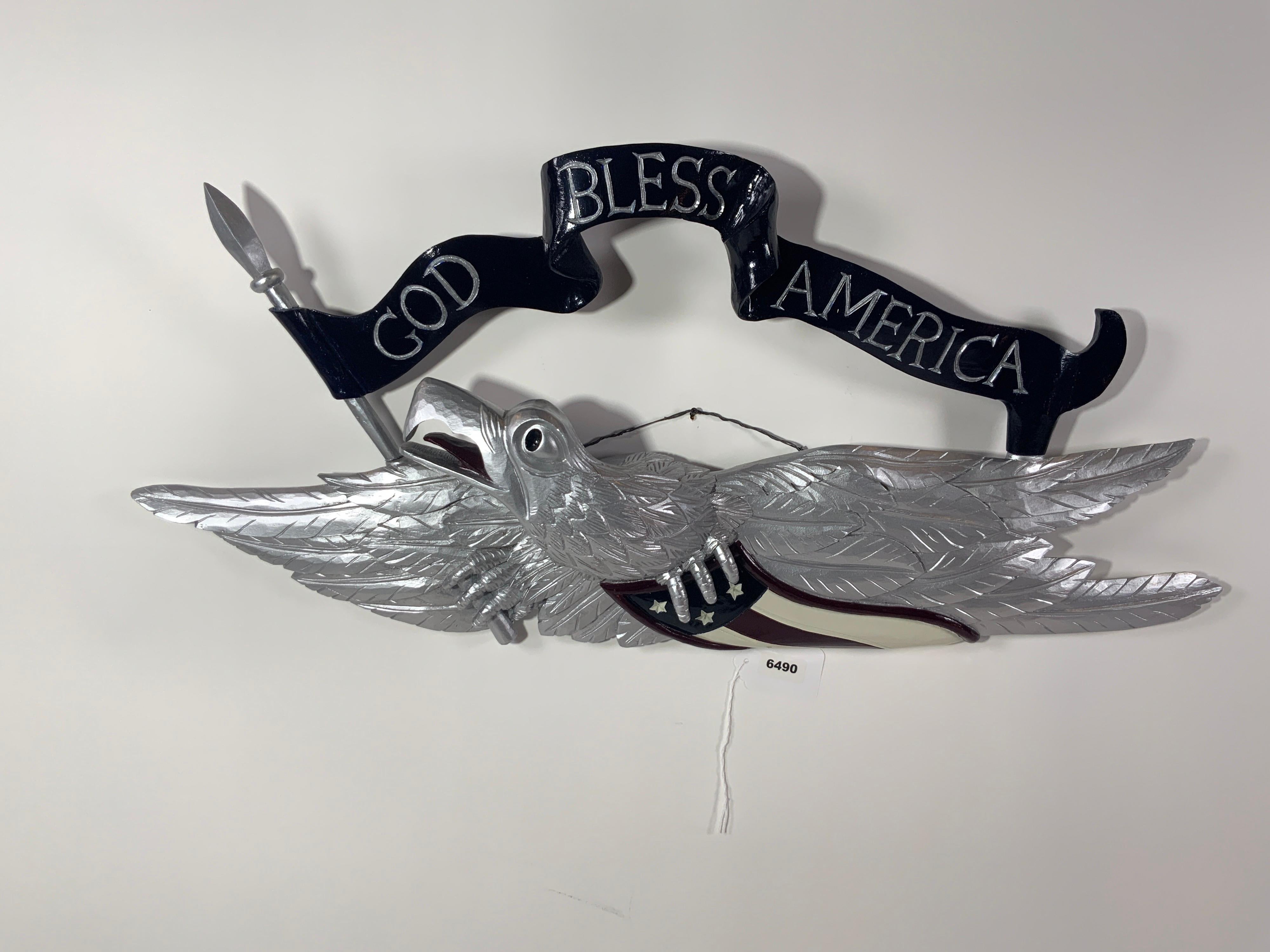 Silver Carved Eagle 