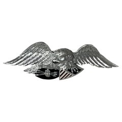 Silver Carved Louisburg Eagle