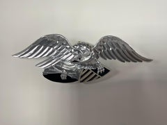 Silver Carved Wooden Eagle Great Seal "Louisburg"