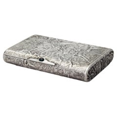 Silver case "Samodorok" Vladimir Soloviev, St. Petersburg, 1899-1908.