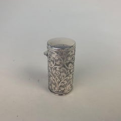 Silver Cased Scent Bottle