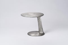Silver Cast Brass Lava Large Side Table by Atelier V&F