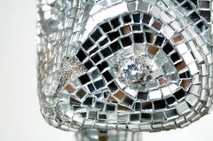 Silver Cat Medium Sculpture