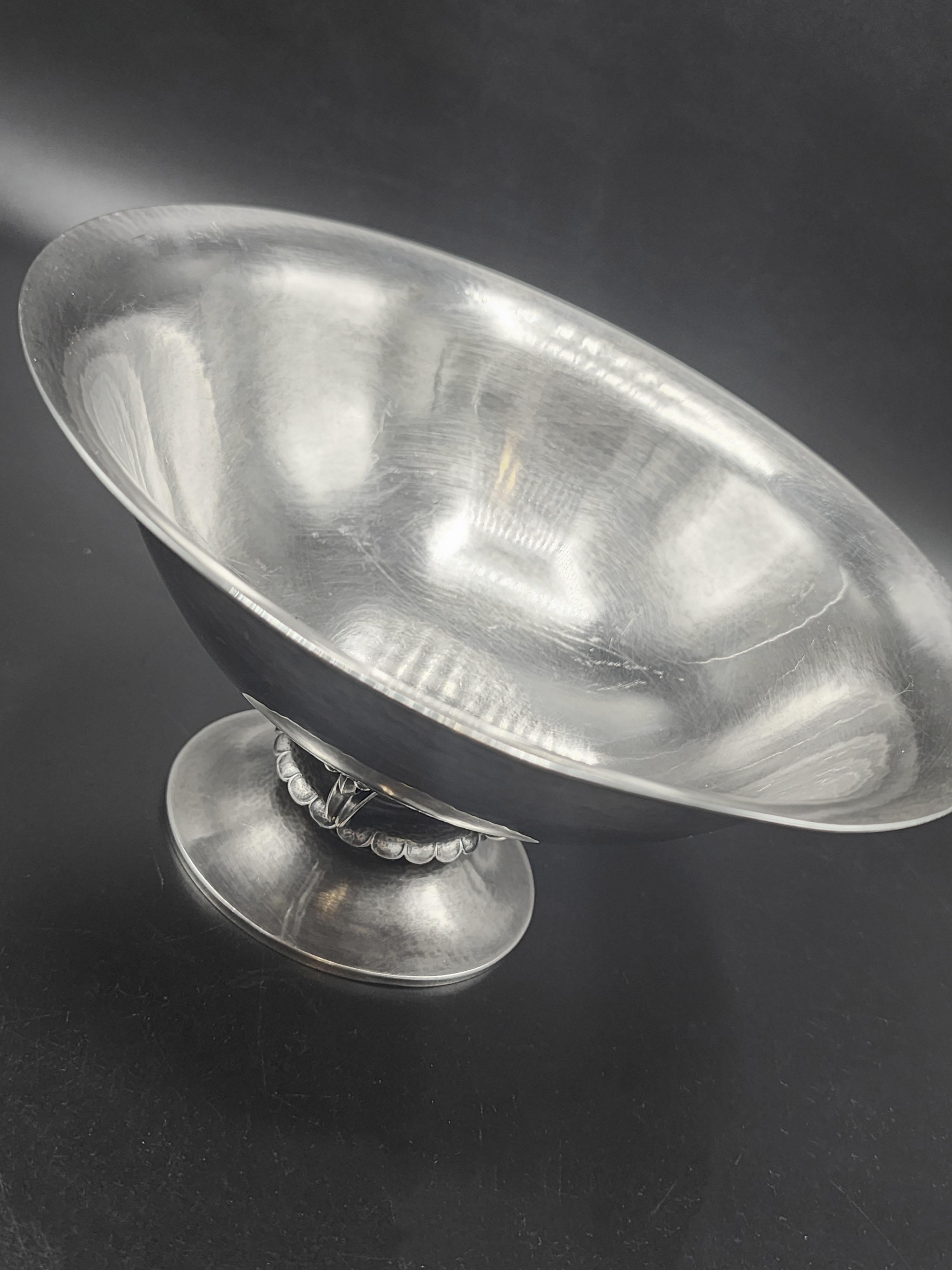 Silber Tafelaufsatz Dänemark Art Deco Georg Jensen Modell 234 C (Sterlingsilber) im Angebot