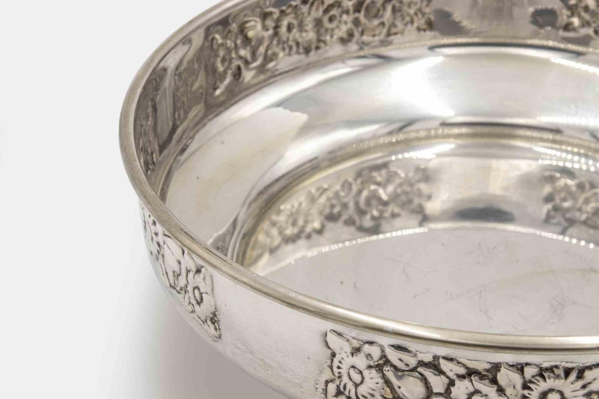 Tafelaufsatz aus Silber von Donato Zaccaro, Italien, 1970er Jahre im Zustand „Gut“ im Angebot in Roma, IT