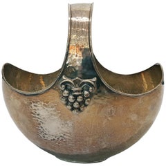Centro de mesa de plata de Mariano y Pasquale Alignani, Italia, principios de los años 40