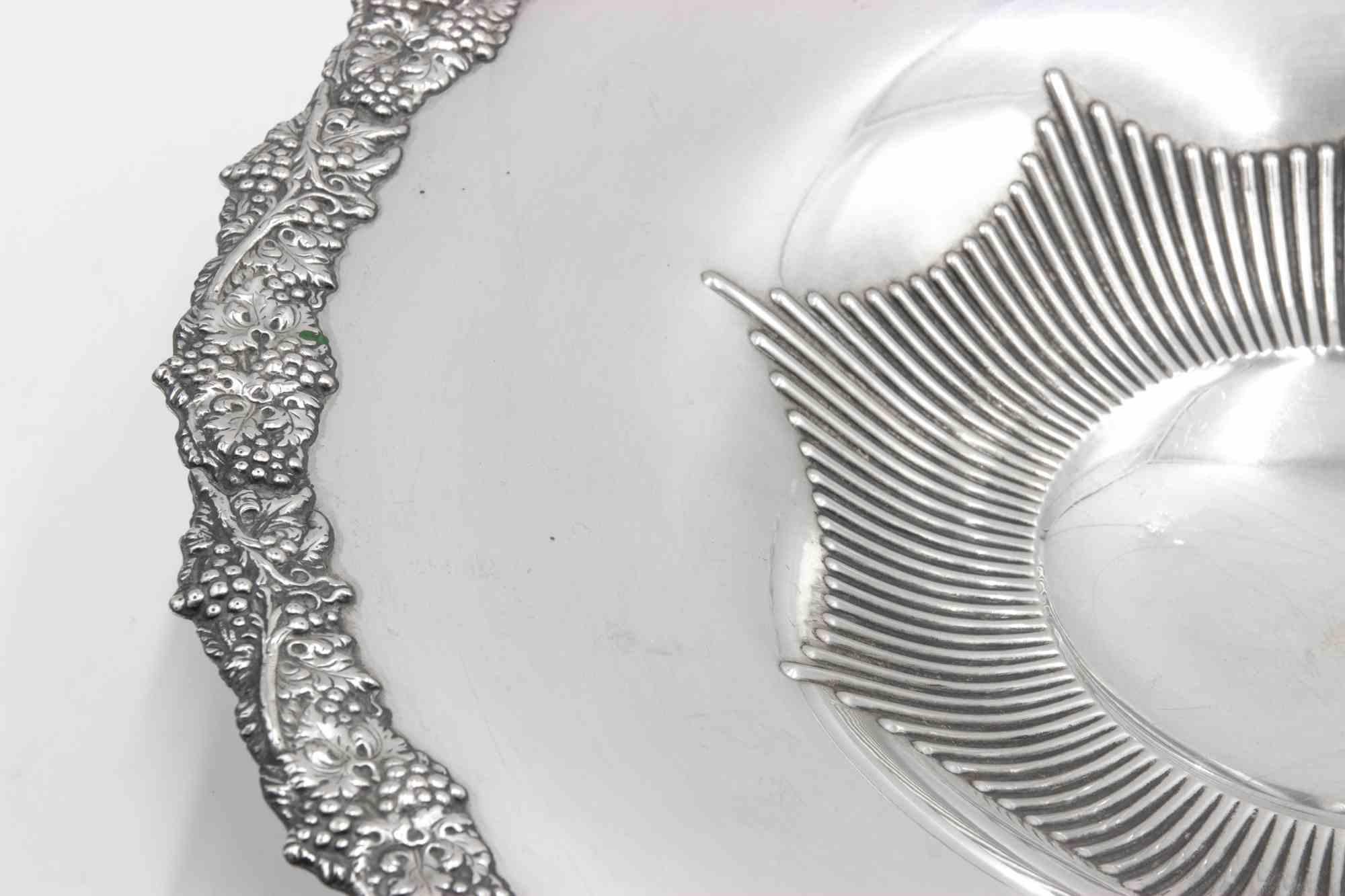 Tafelaufsatz aus Silber, Italien, Mitte des 20. Jahrhunderts im Angebot 2