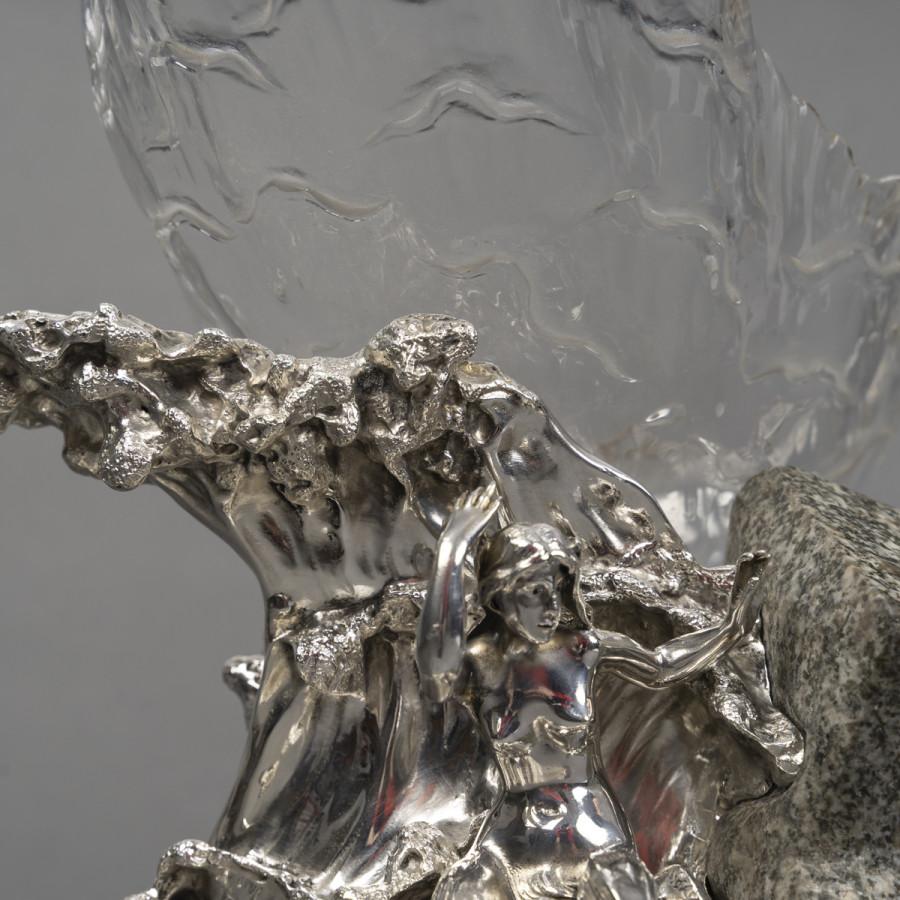 Centre de table The Wave par AUGER, successeur de FROMENT MEURICE XXe en vente 11