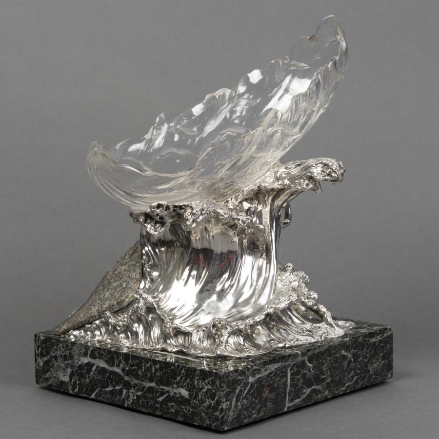 Argent Centre de table The Wave par AUGER, successeur de FROMENT MEURICE XXe en vente