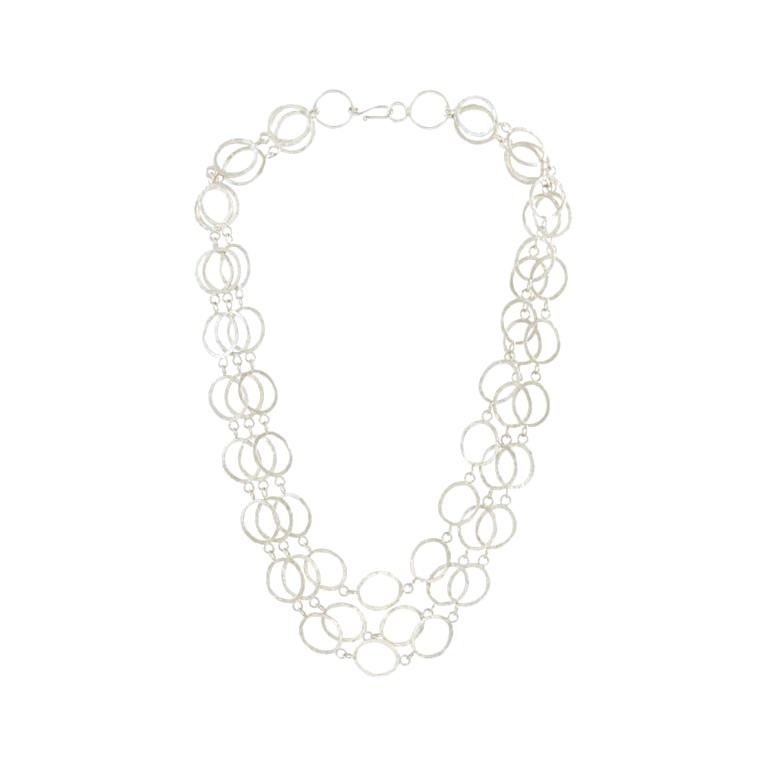 Silver Chain Necklace For Sale at 1stDibs