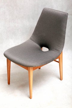 Silver Chairs by H. Lachert for ŁAD, Poland, 1956, Set of Two