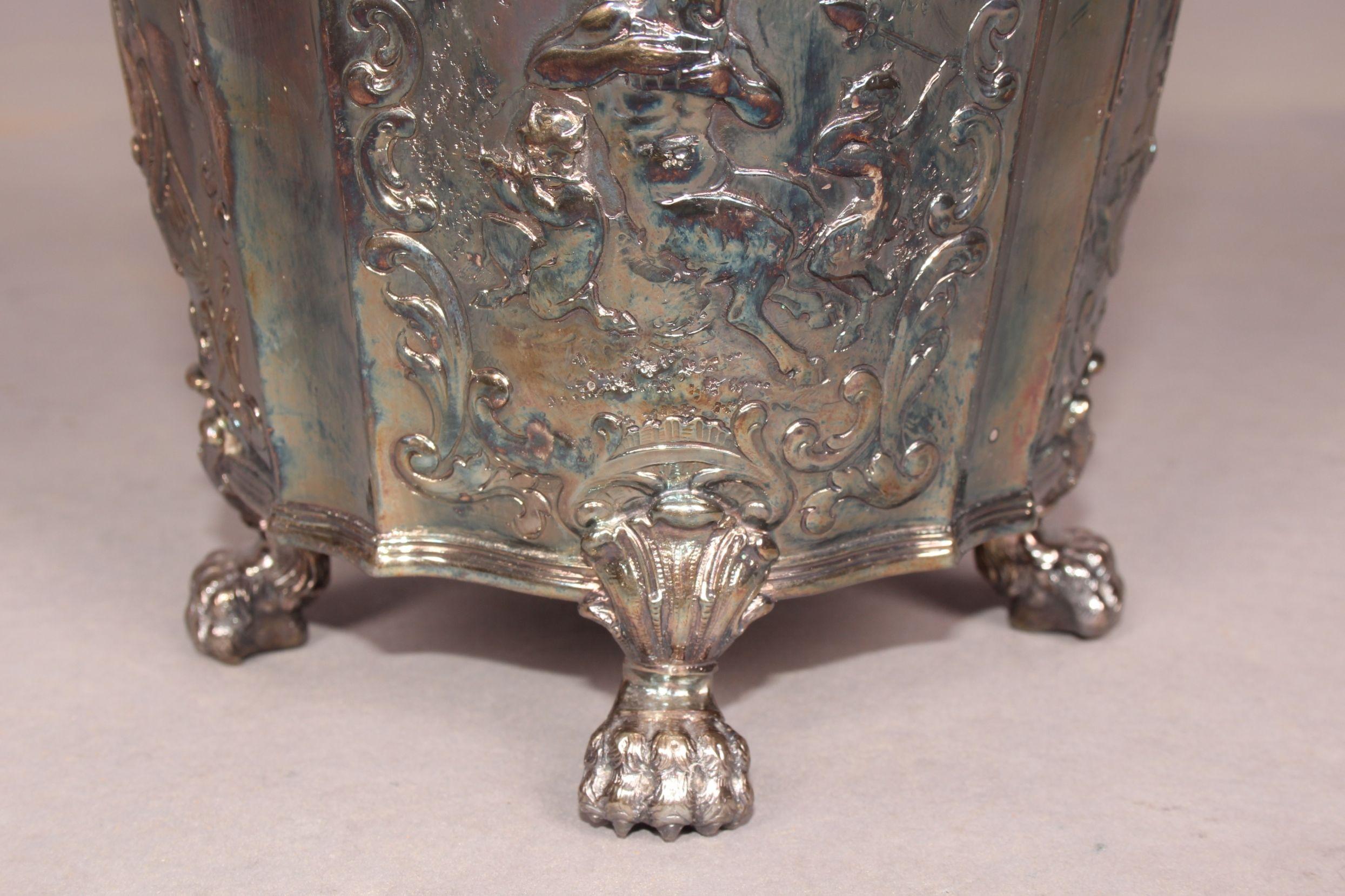 Silver Champagne Bucket In Good Condition In grand Lancy, CH