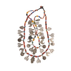 Silver Charms & Beads Necklace