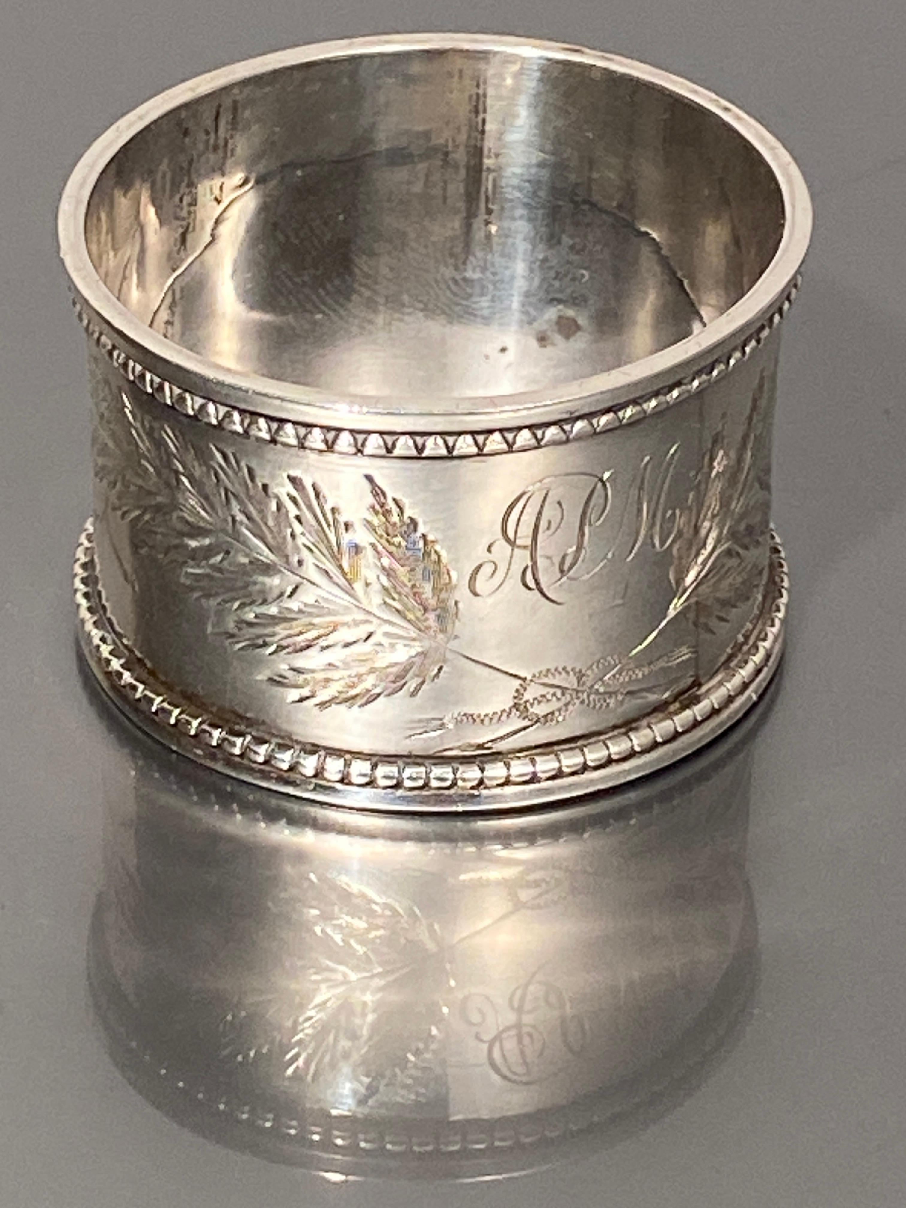 Silver Christening Set Edward Barnard & Sons Engraved ASM For Sale 11