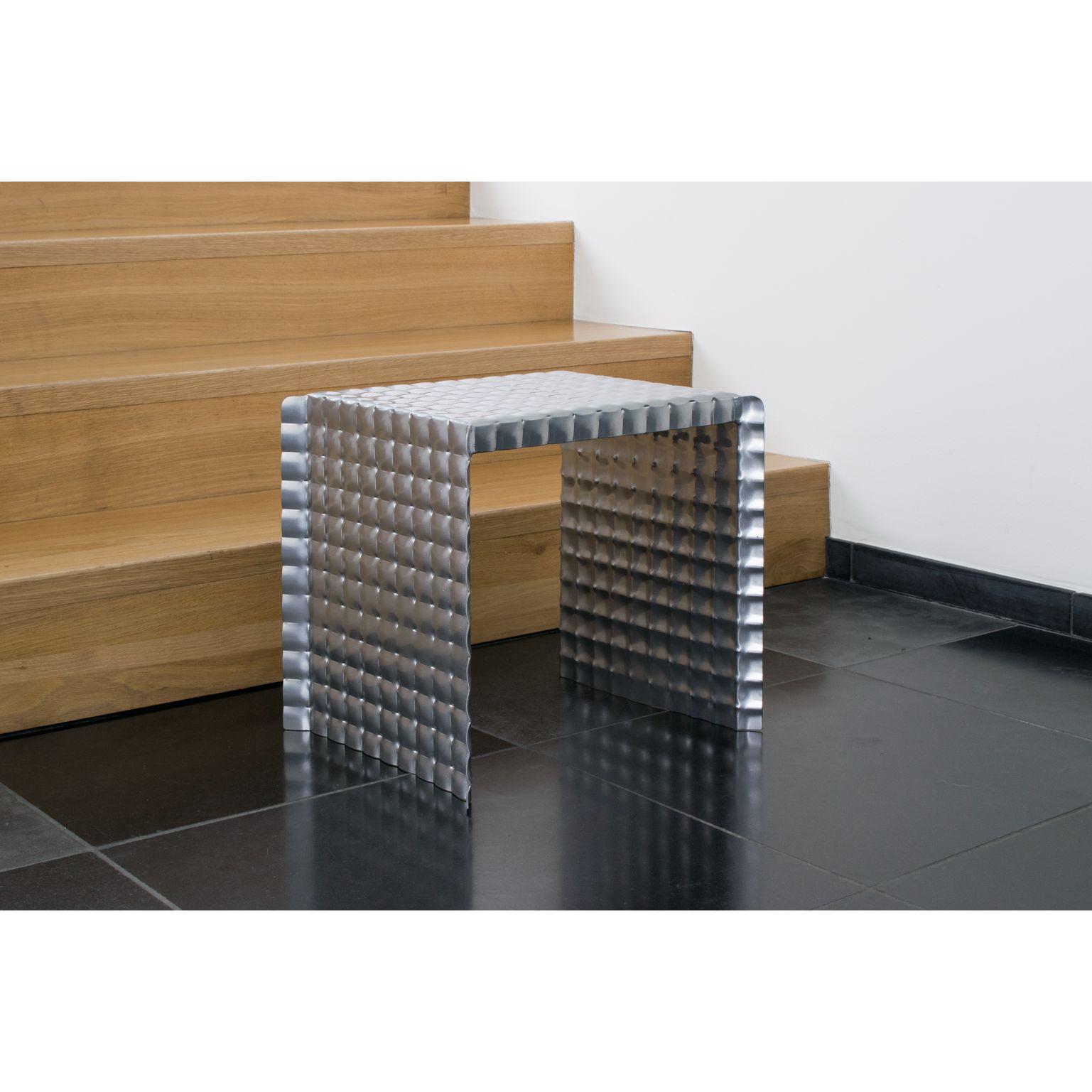 Silber/ Chrom Pressure-Hocker von Tim Teven (Moderne) im Angebot