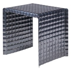 Silver/ Chrome Pressure Stool by Tim Teven