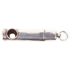 Vintage Silver Cigar Cutter Pendant