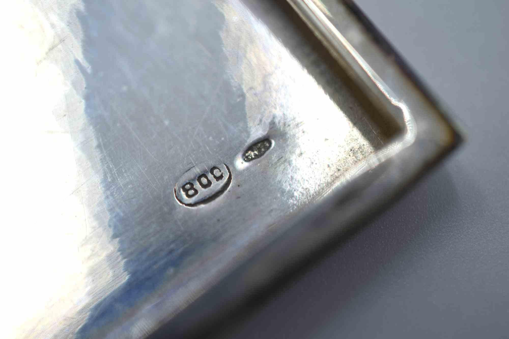 Portasigarette in argento, inizio XX secolo In condizioni buone in vendita a Roma, IT