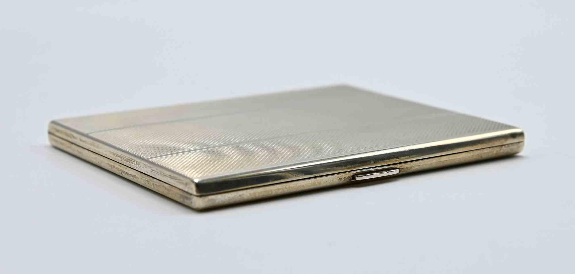 Argento Portasigarette in argento, inizio XX secolo in vendita