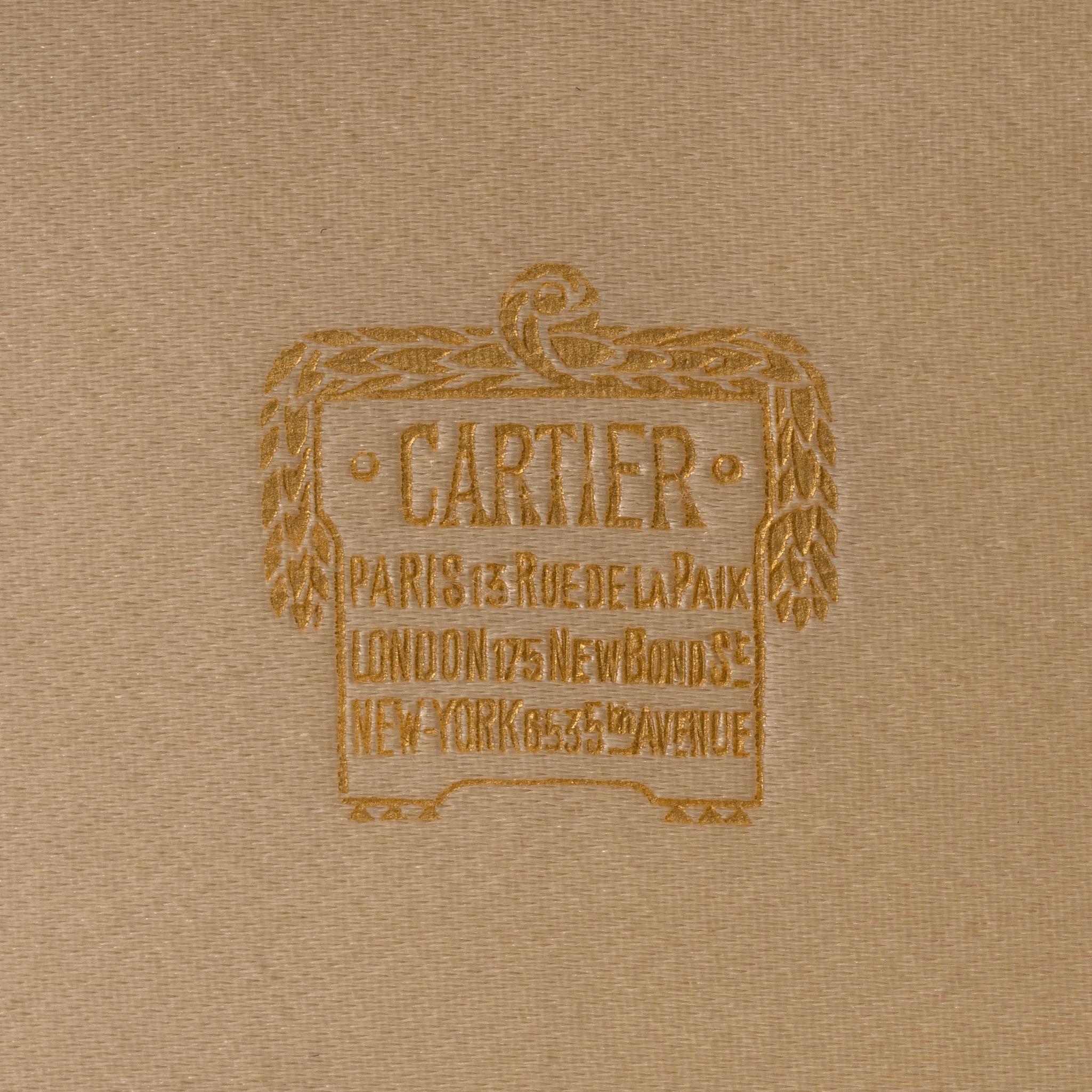 Portasigarette e portacipria in argento di Cartier, circa 1950 in vendita 6