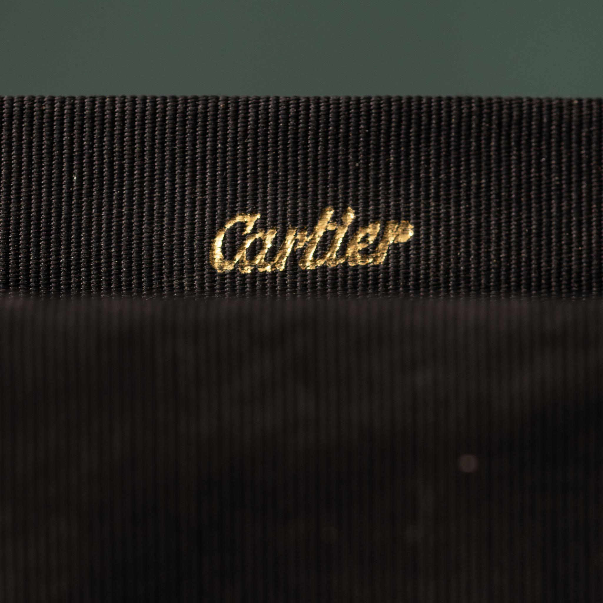 Portasigarette e portacipria in argento di Cartier, circa 1950 in vendita 8