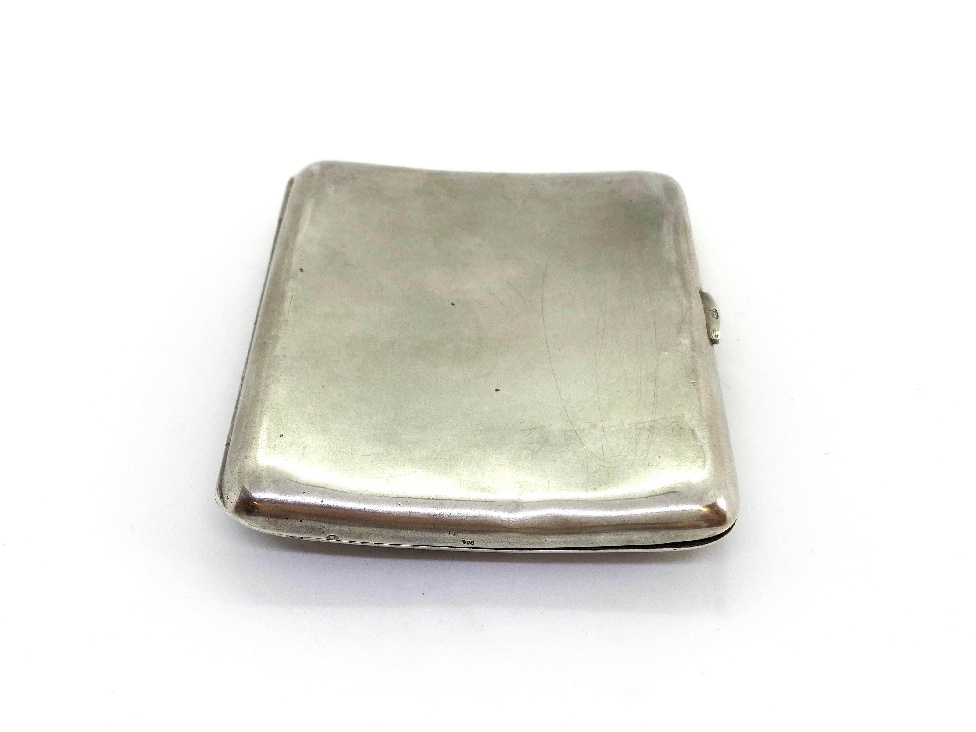 art nouveau cigarette case