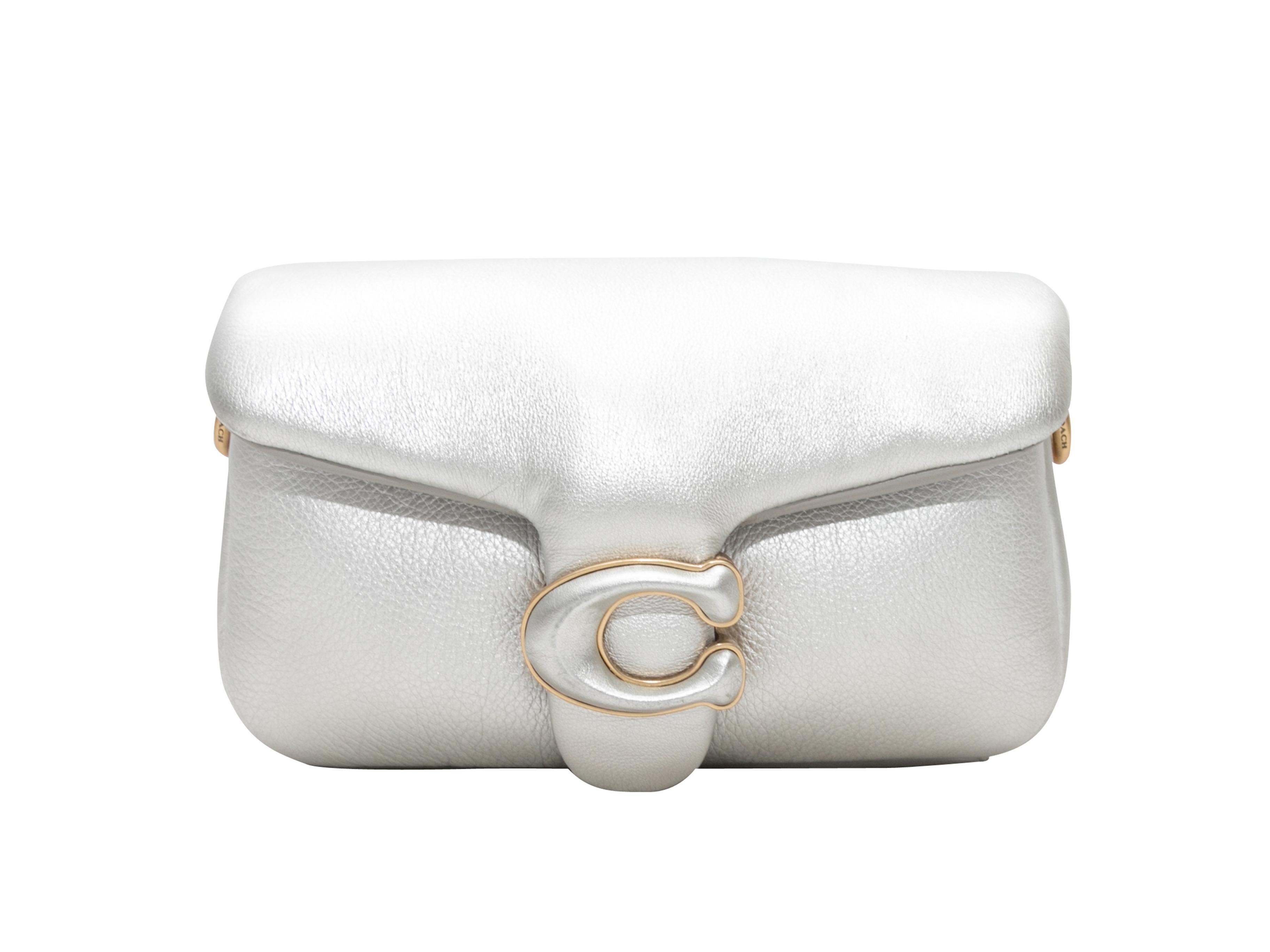 Silver Coach Pillow Tabby Purse 1