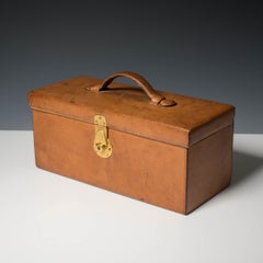 Silver Cocktail Set in Leather Case, circa 1920