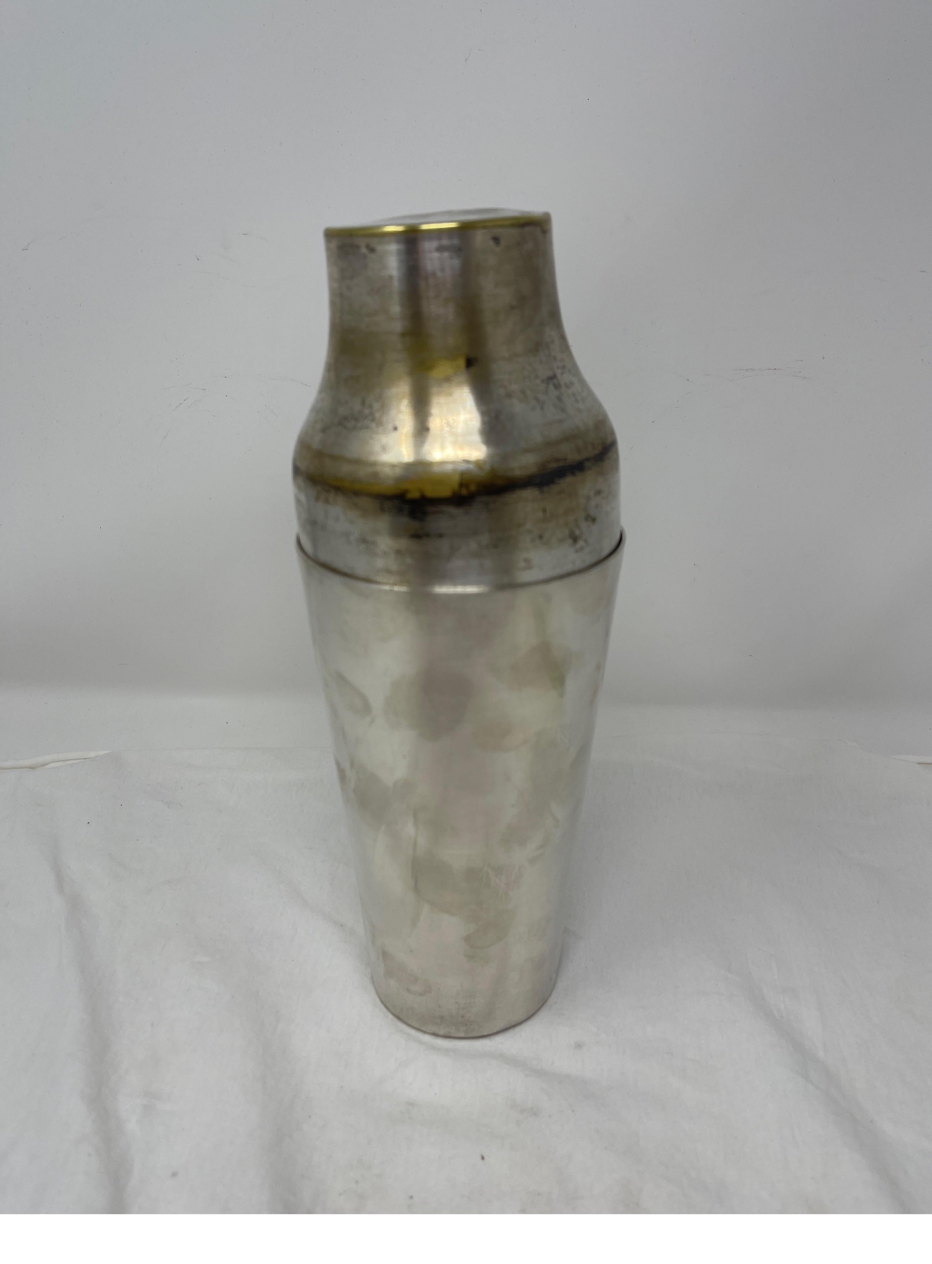Silver Cocktail Shaker In Good Condition In Houston, TX