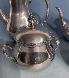Silver Coffee and Tea Set, Germany 1890-1910