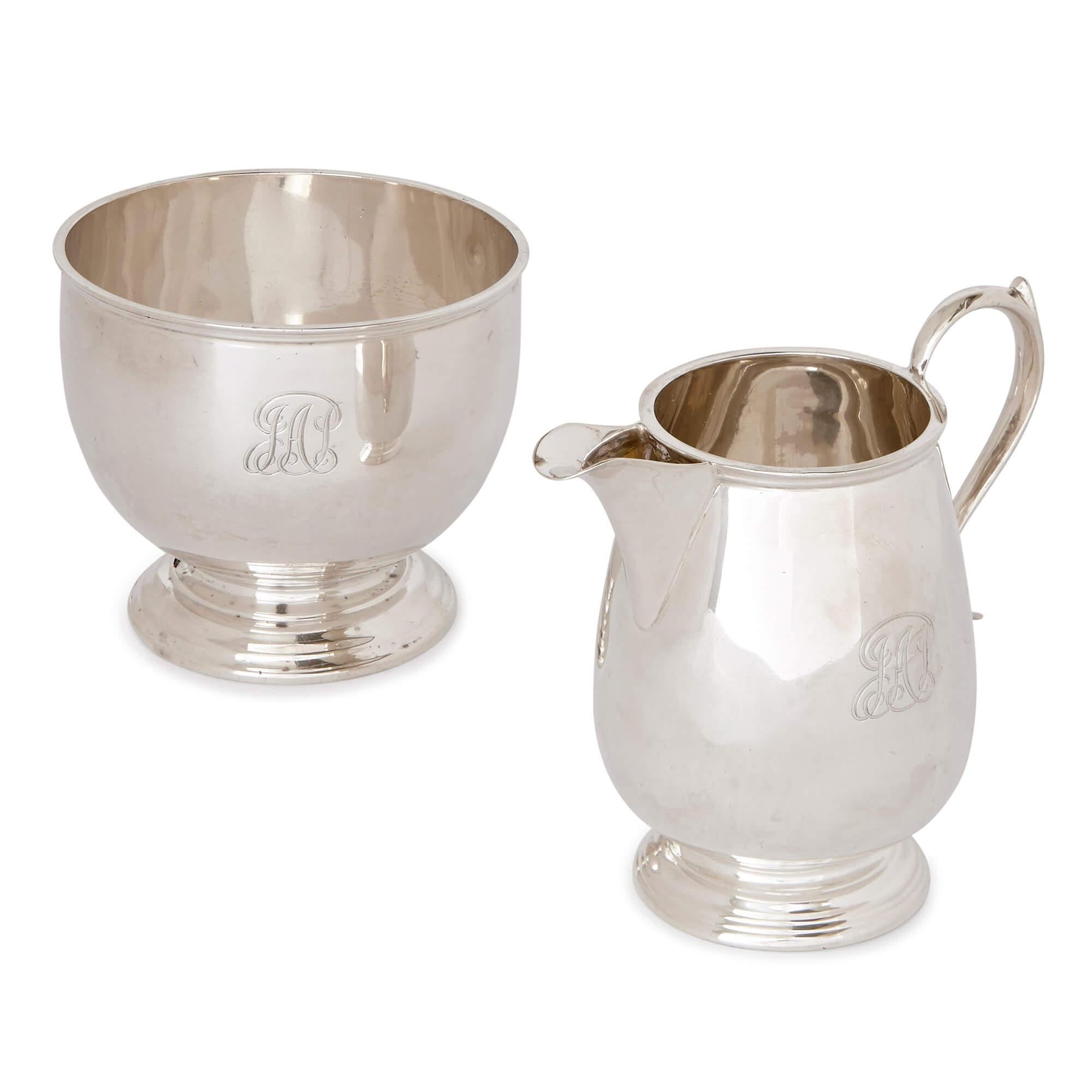 Edwardian Silver Coffee Set by Holland, Aldwinckle & Slater For Sale