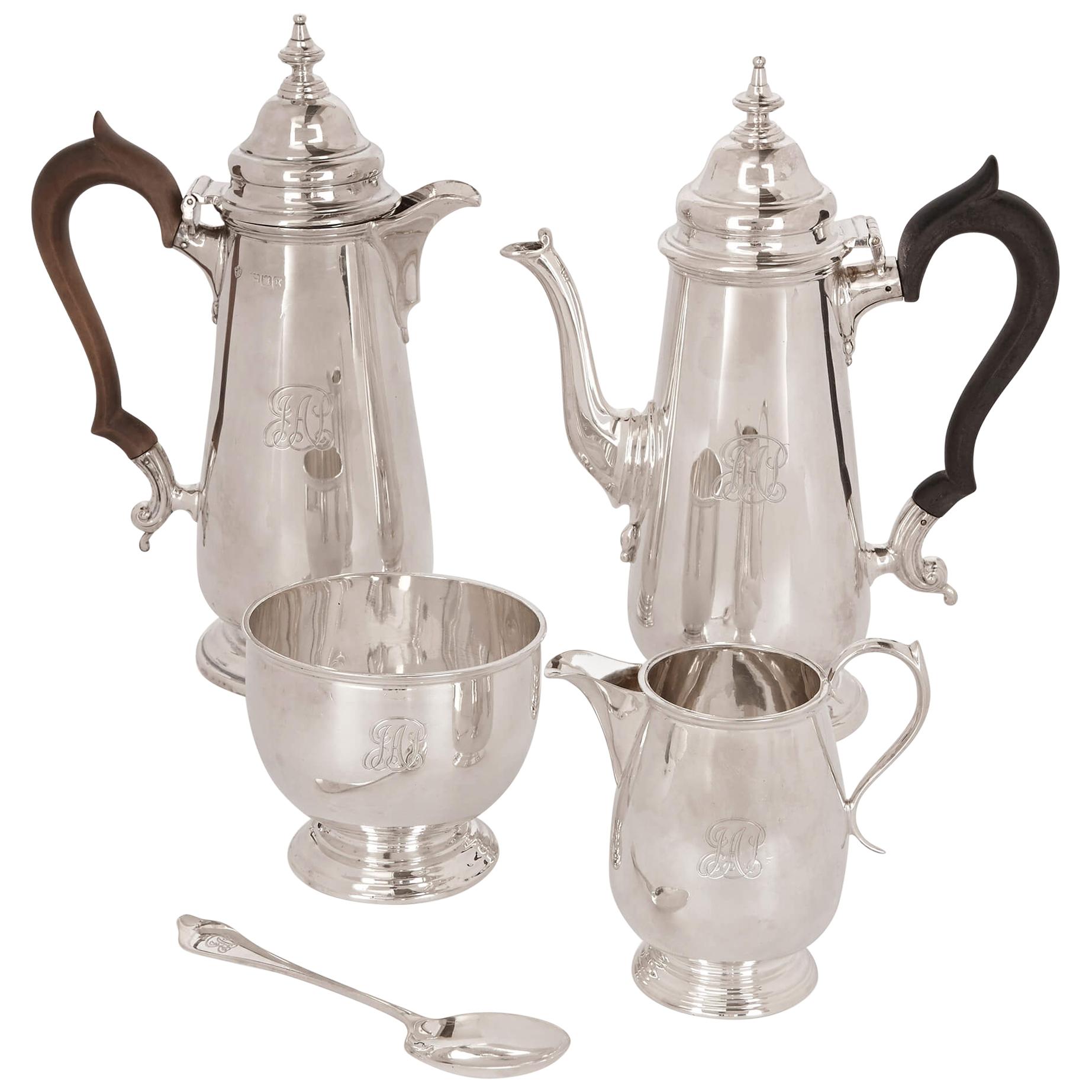 Silver Coffee Set by Holland, Aldwinckle & Slater For Sale