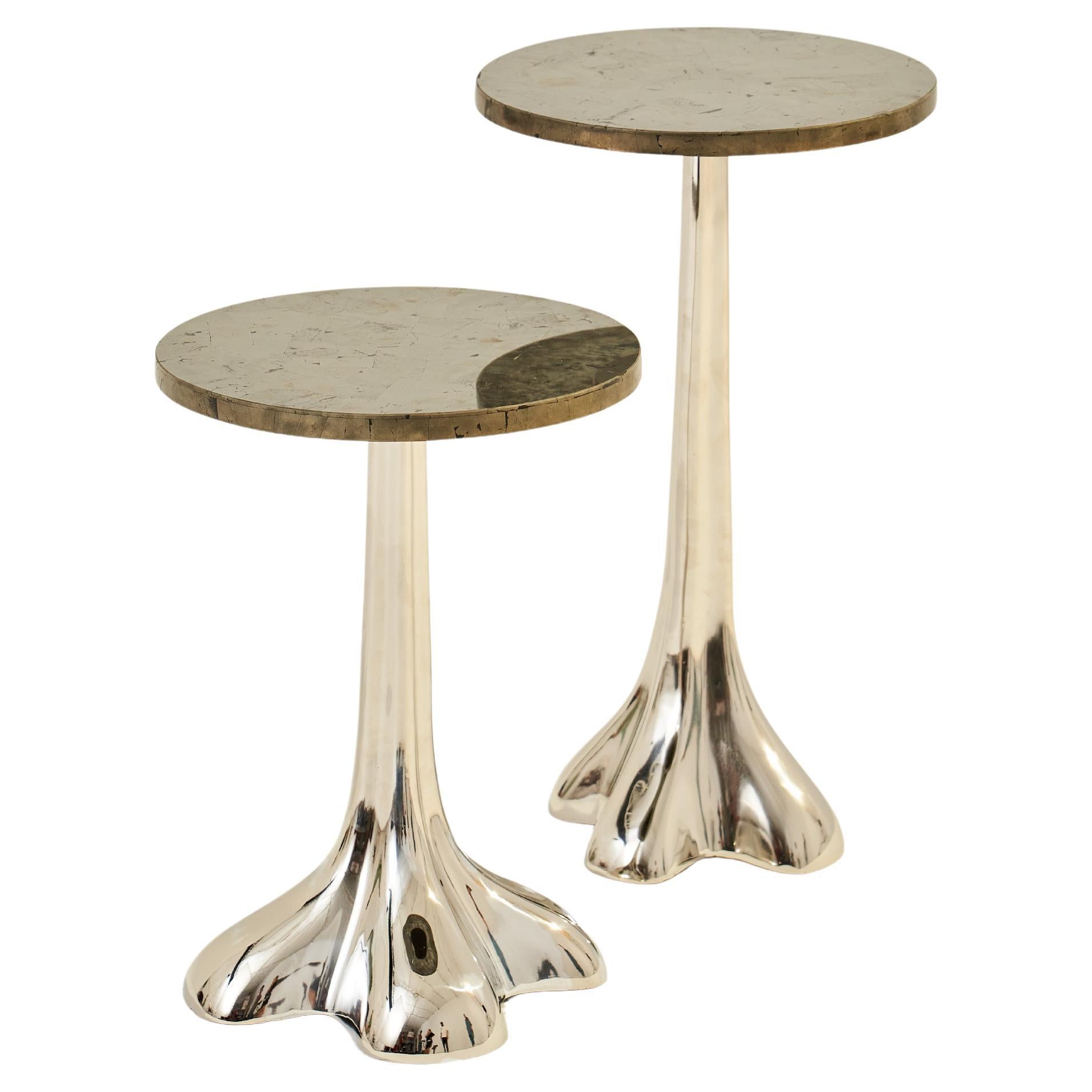 Silver Coffee Table in set of 2