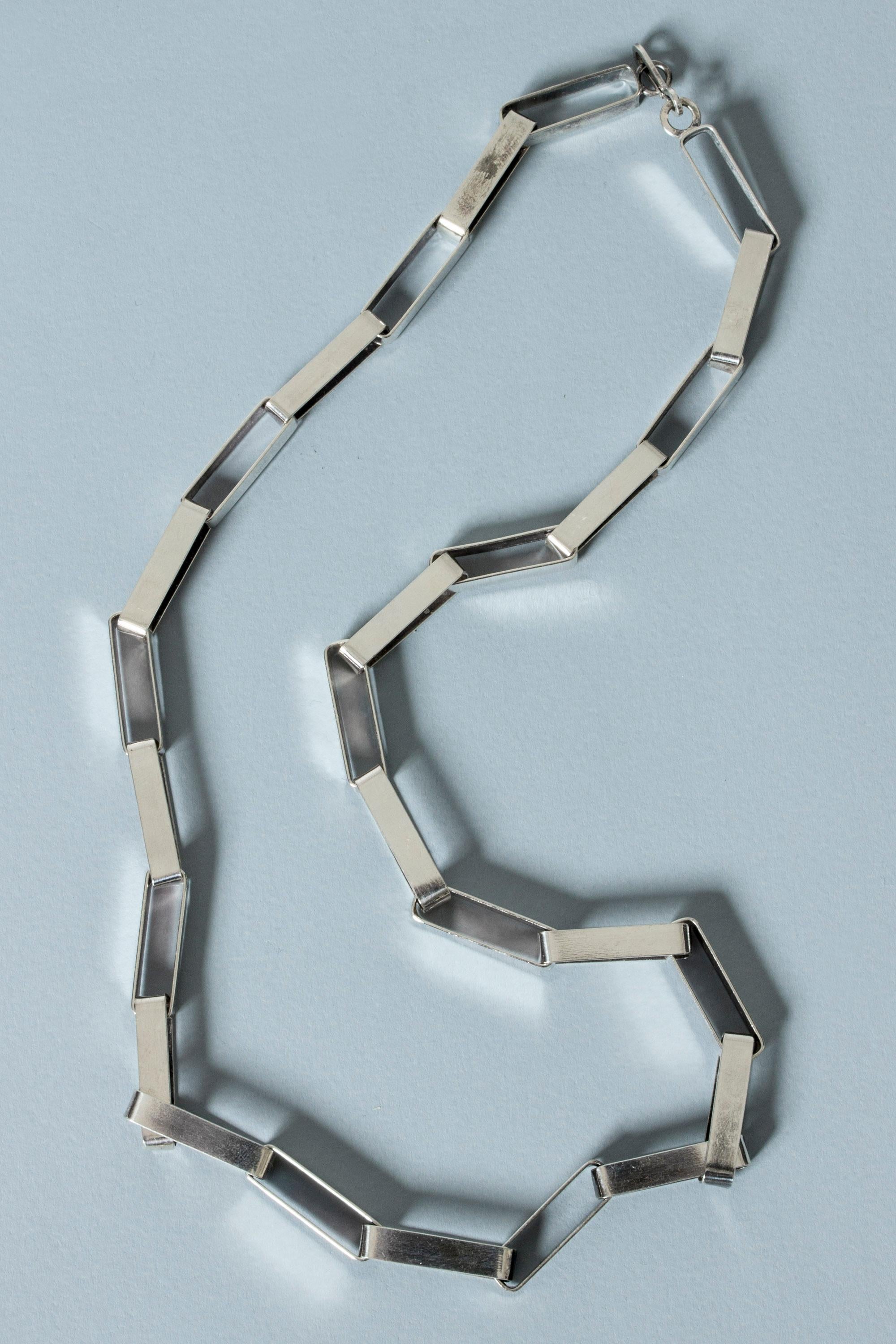 Modernista Silver Collier di Antti Rahunen in vendita