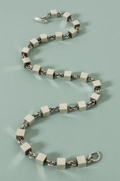 Silver Collier by Arvo Saarela, Sweden, 1962