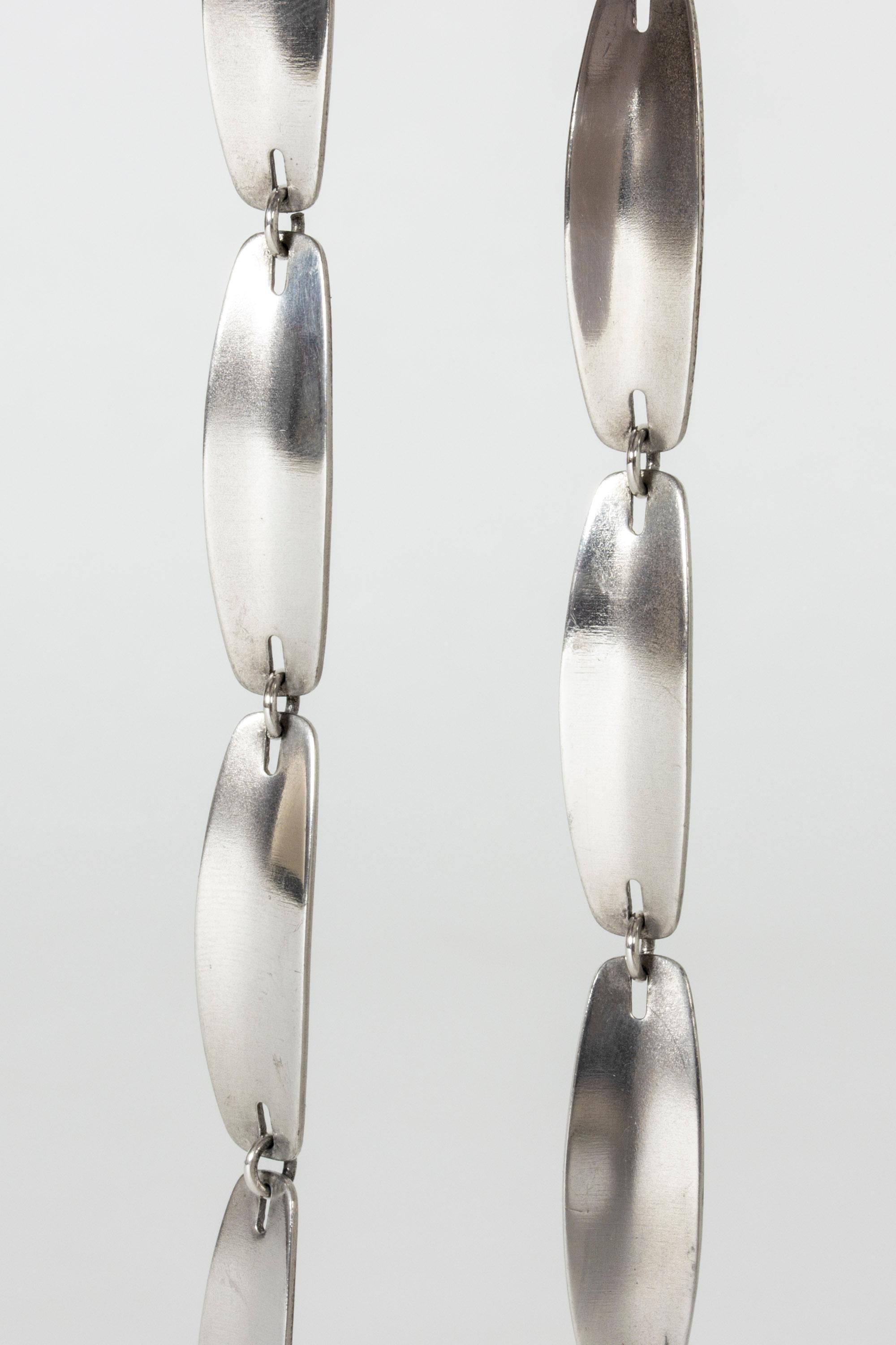 Collier in argento di Rune Tennesmed per Stigbert, Svezia, 1960 In condizioni buone in vendita a Stockholm, SE
