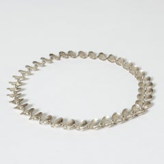 Silver Collier from Stigbert, Sweden, 1970s