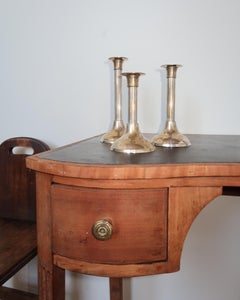 Silberne Säule Kerzenleuchter