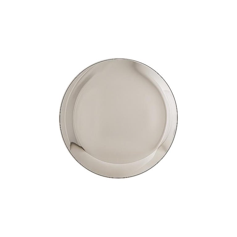 Silver Concave Mirror 100 cm/ 39" Diameter For Sale
