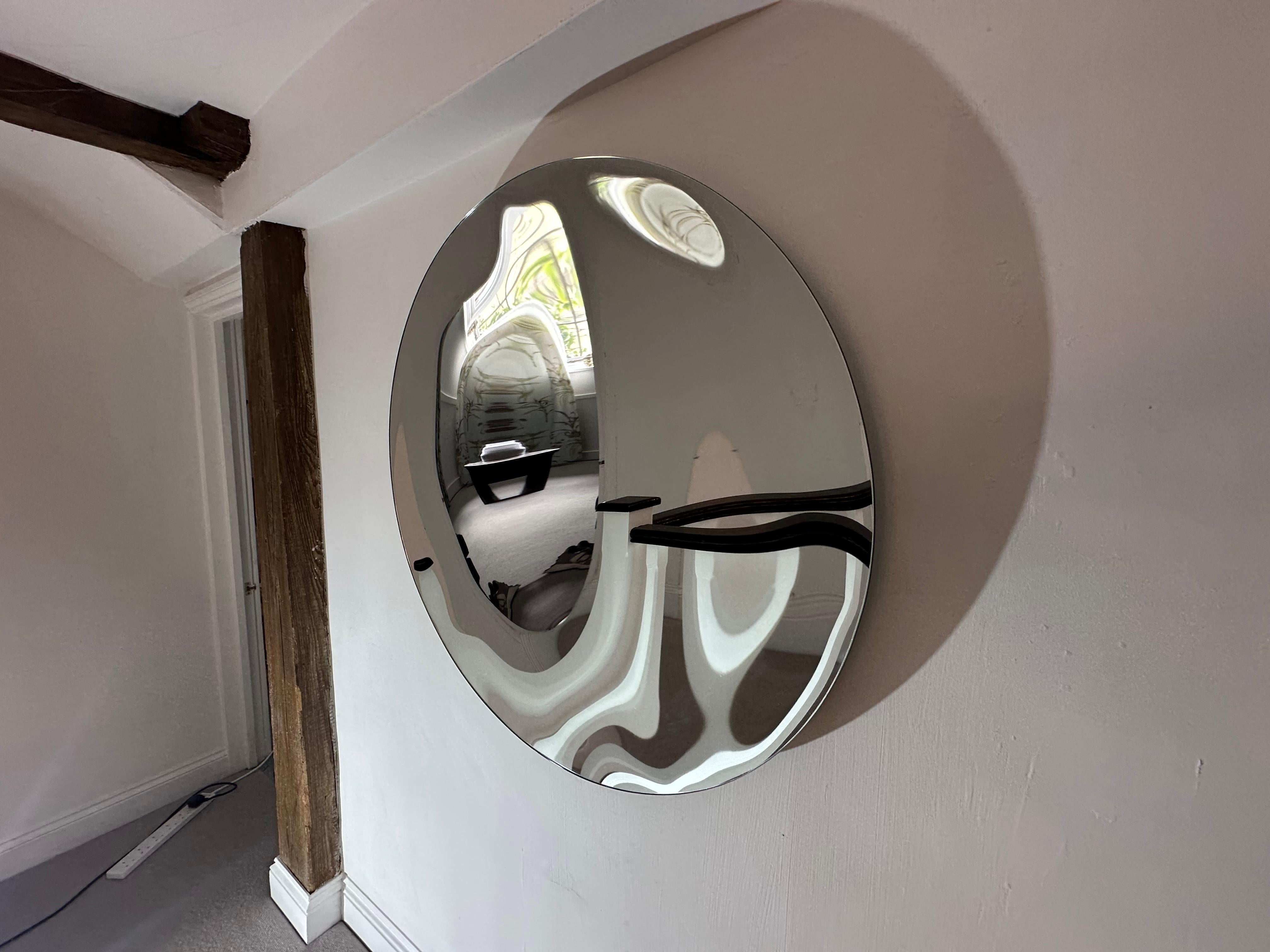 Silber Konkavspiegel 110 cm/ 43.3