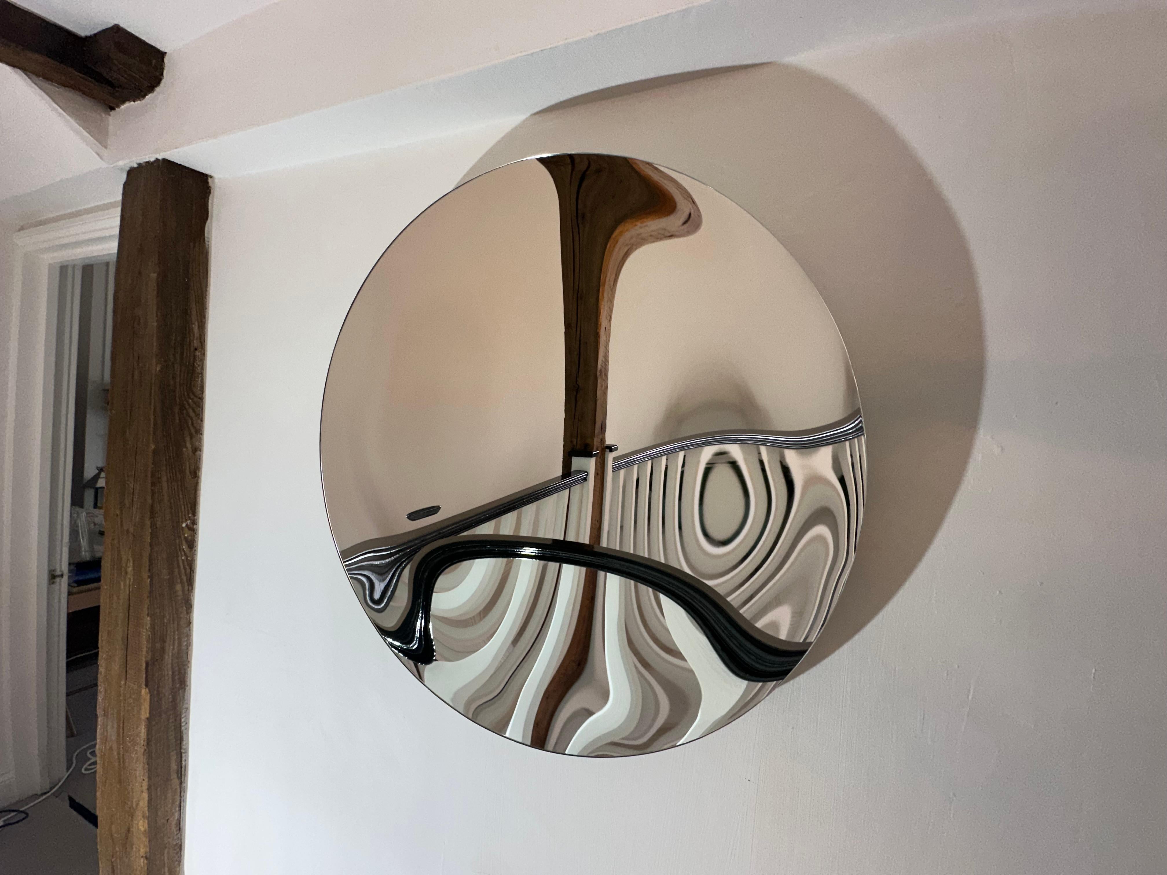 Silber Konkavspiegel 110 cm/ 43.3