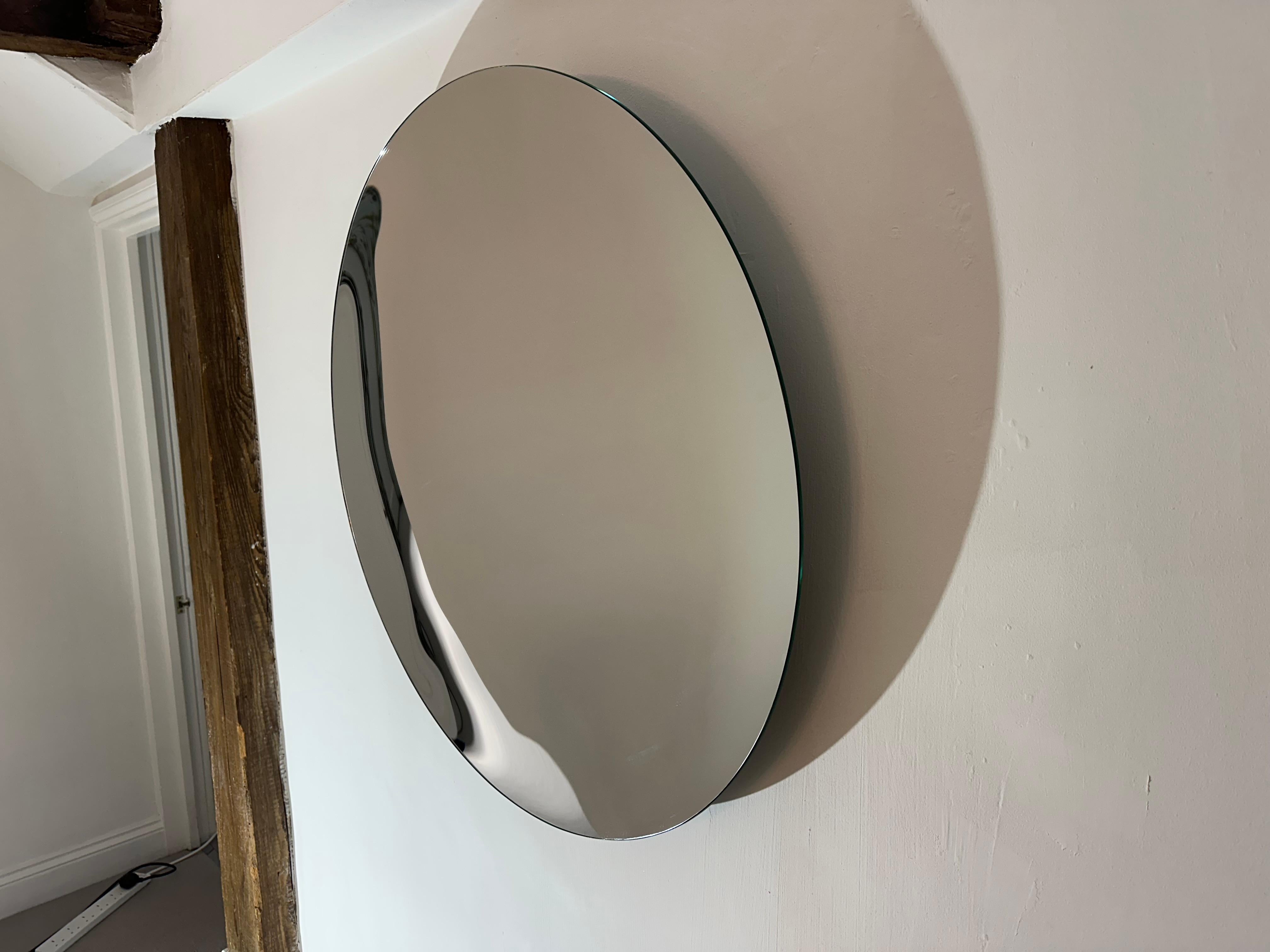 Silber Konkavspiegel 110 cm/ 43.3