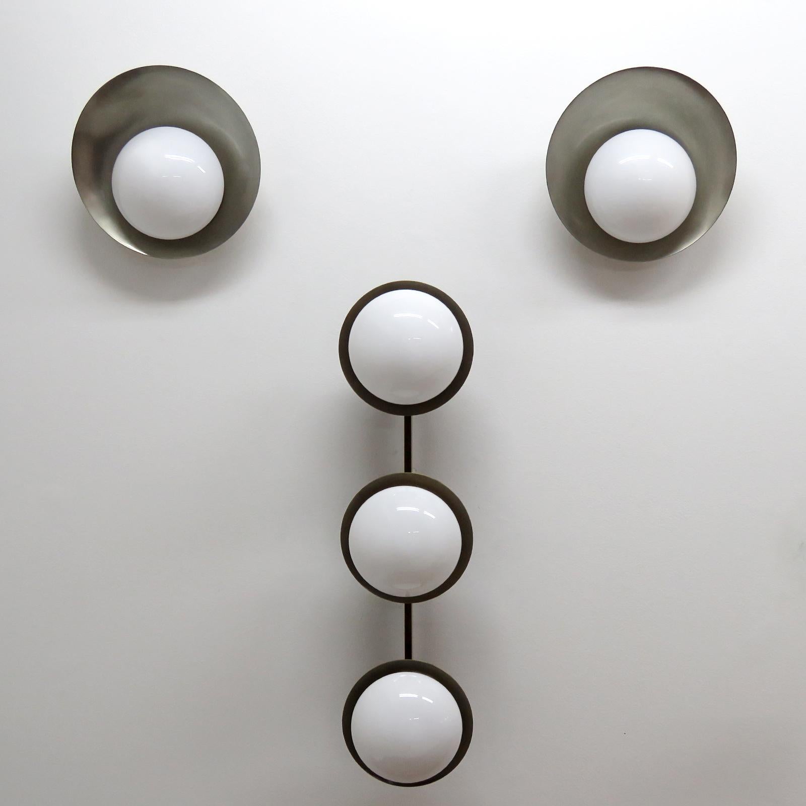 Silver Concha Wall Lights by Gallery L7 In New Condition In Los Angeles, CA