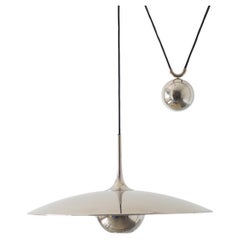 Vintage Silver Counterbalance Model Onos 55 Pendant Lamp by Florian Schulz