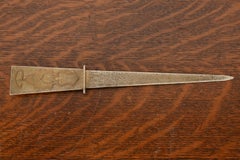 Silver Crest Arts & Crafts Bronze Brieföffner