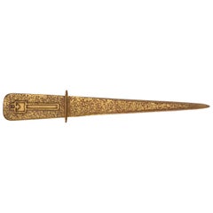 Silver Crest Arts & Crafts Bronze Letter Opener