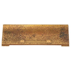 Plumier en bronze Silver Crest Arts & Crafts