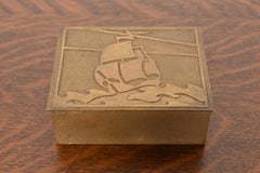 Caja náutica de bronce Silver Crest Arts & Crafts
